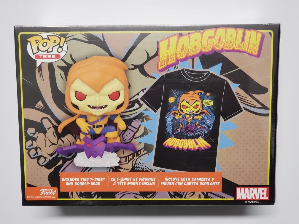 Funko Pop! Marvel Hobgoblin GITD with XL Tee