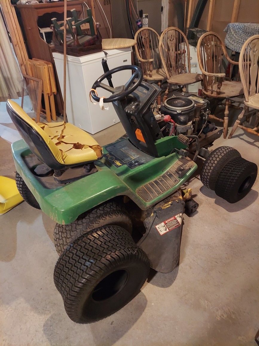 For Sale.. Have All New Tires, Deck Wheels And Seat. Recently Repaired.. Receipts Available. Works And Runs Excellent. Just Needs Hood Cover. $1000