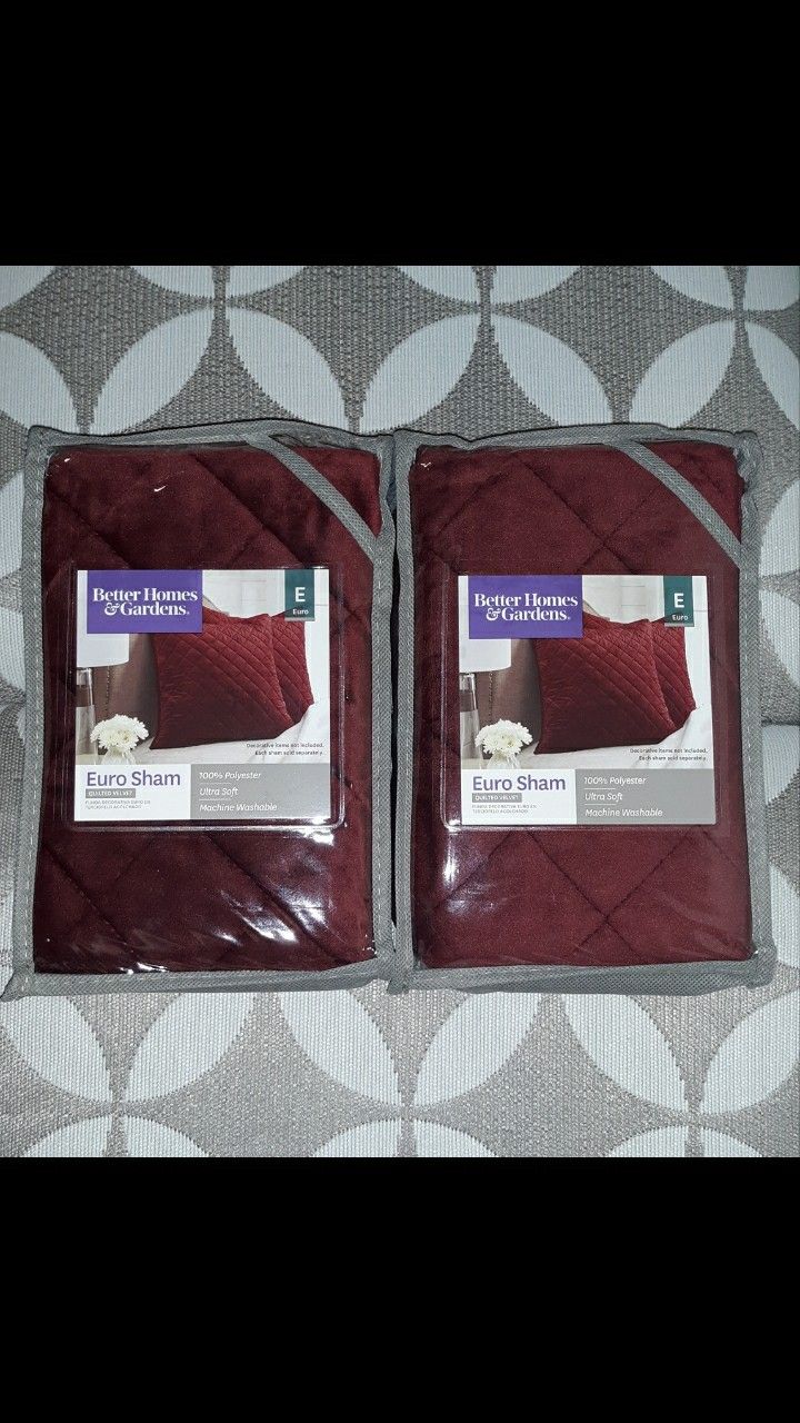 2 Euro Shams European Pillow Cases