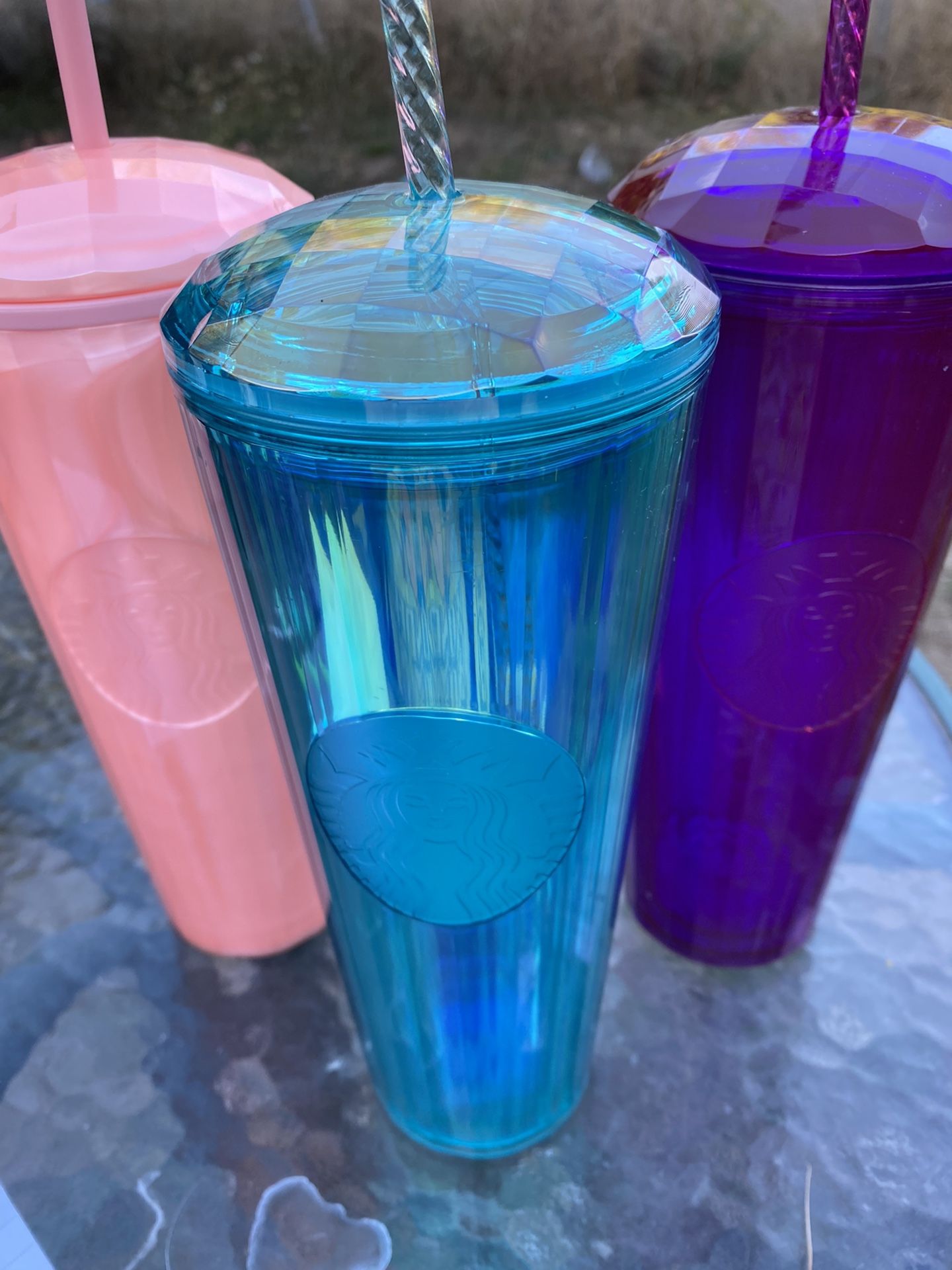 Kaleidoscope Bundle Bud, Pink, Purple Tumblers