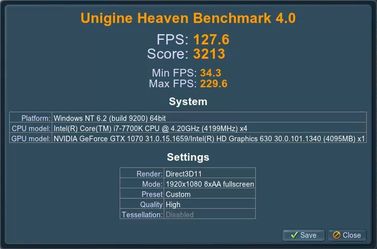 Nvidia GTX 1070 8GB Graphics card Thumbnail