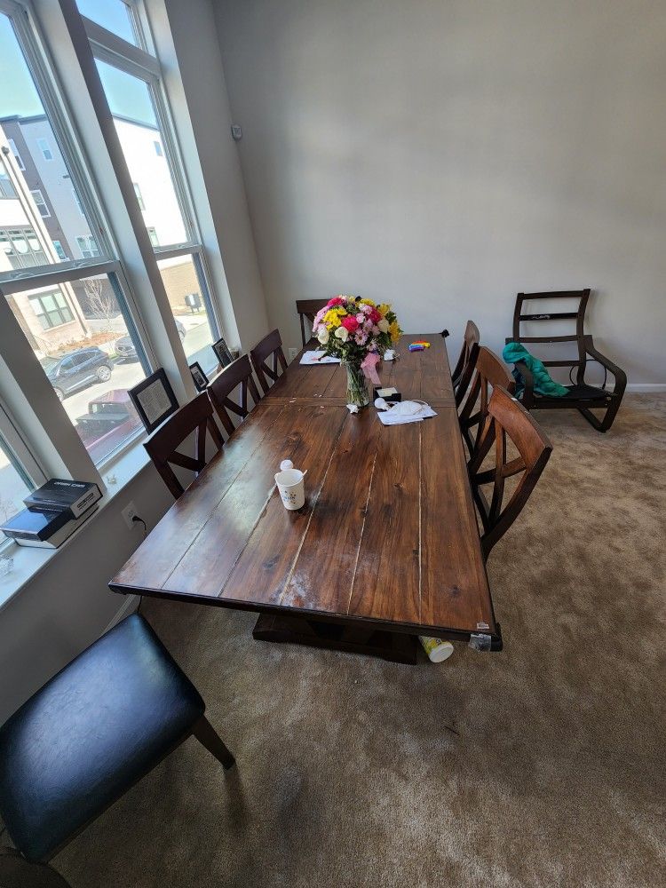 Used 8 Seater Extendable Dining Table For In Rockville Md Offerup Used 8 Seater Extendable Dining Table, Offerup Dining Table