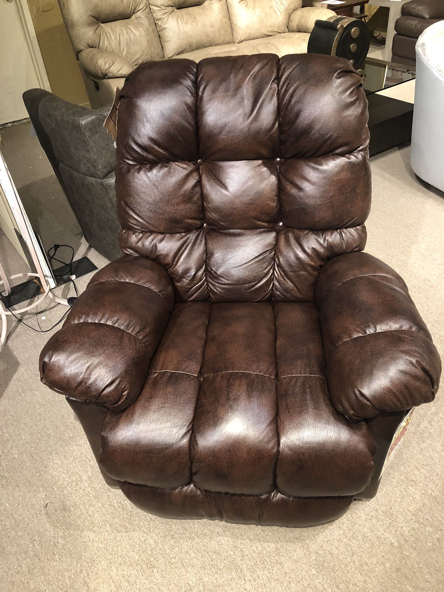 Brand New Real Leather Recliner