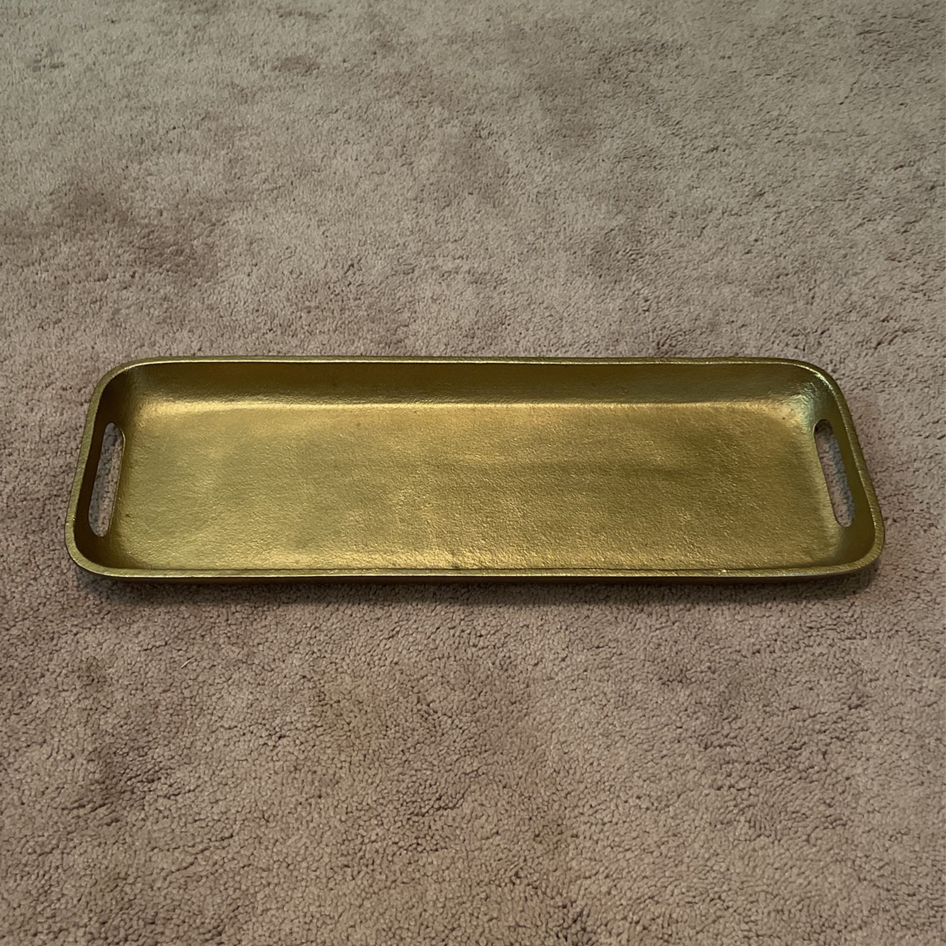 World Market- Gold Metal Tray 
