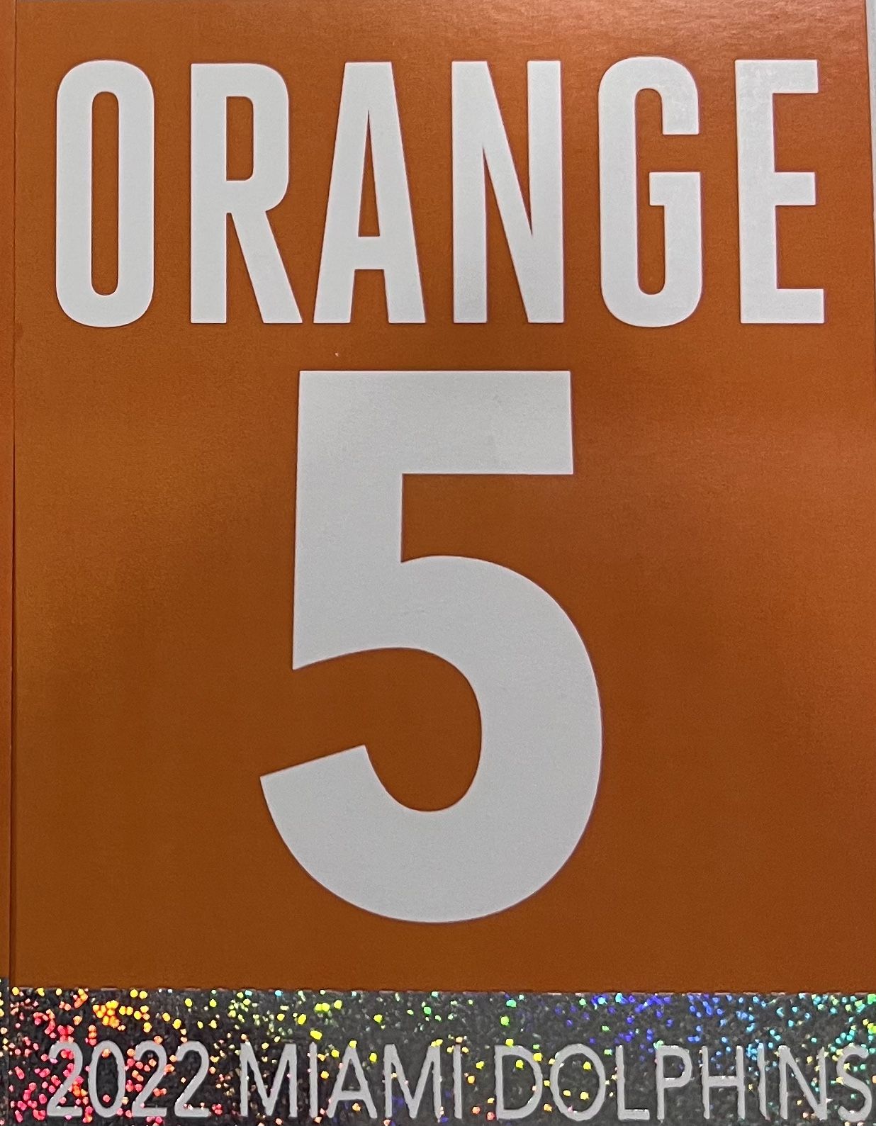 Miami Dolphins Orange Parking Pass