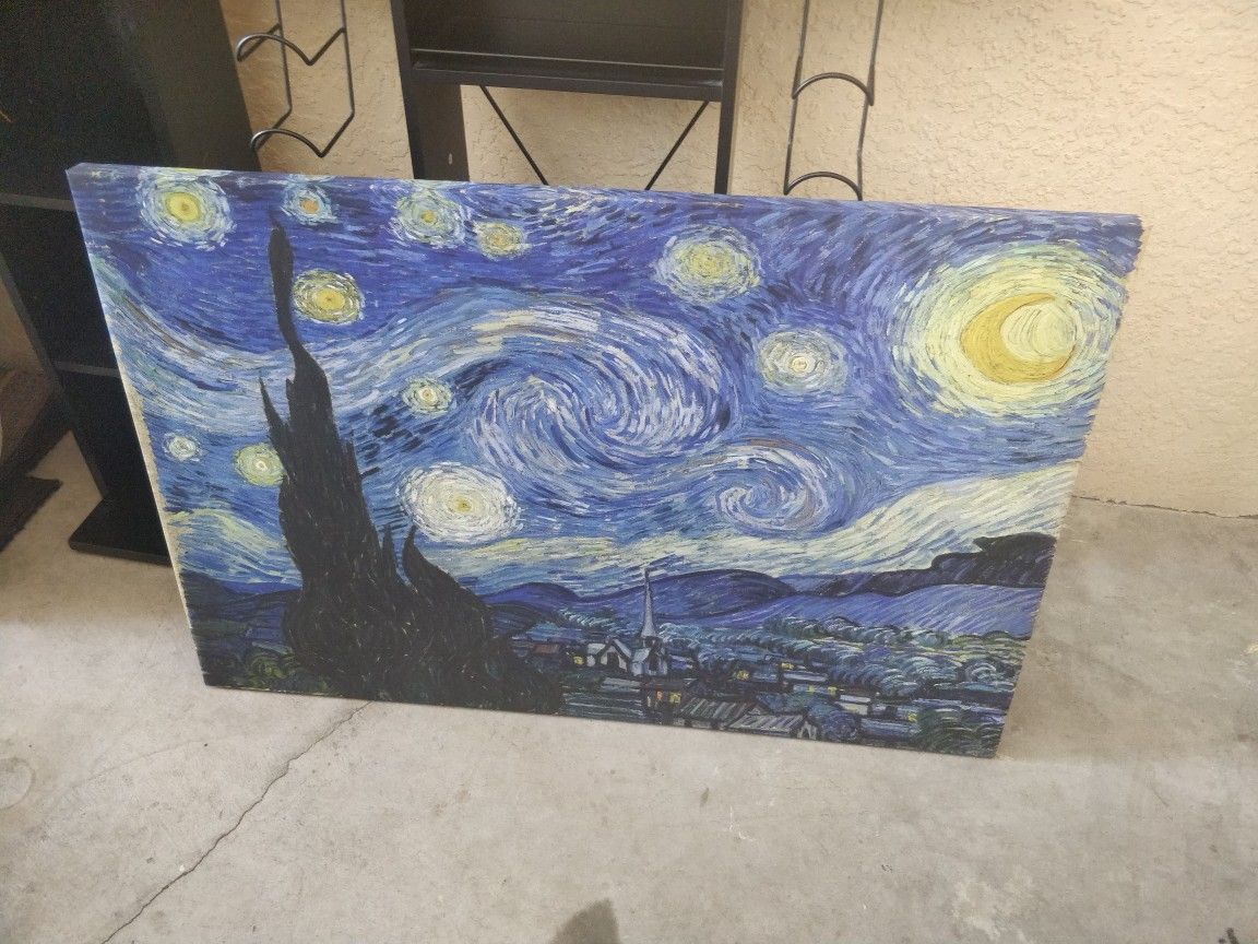 Starry Night Canvas Wall Art