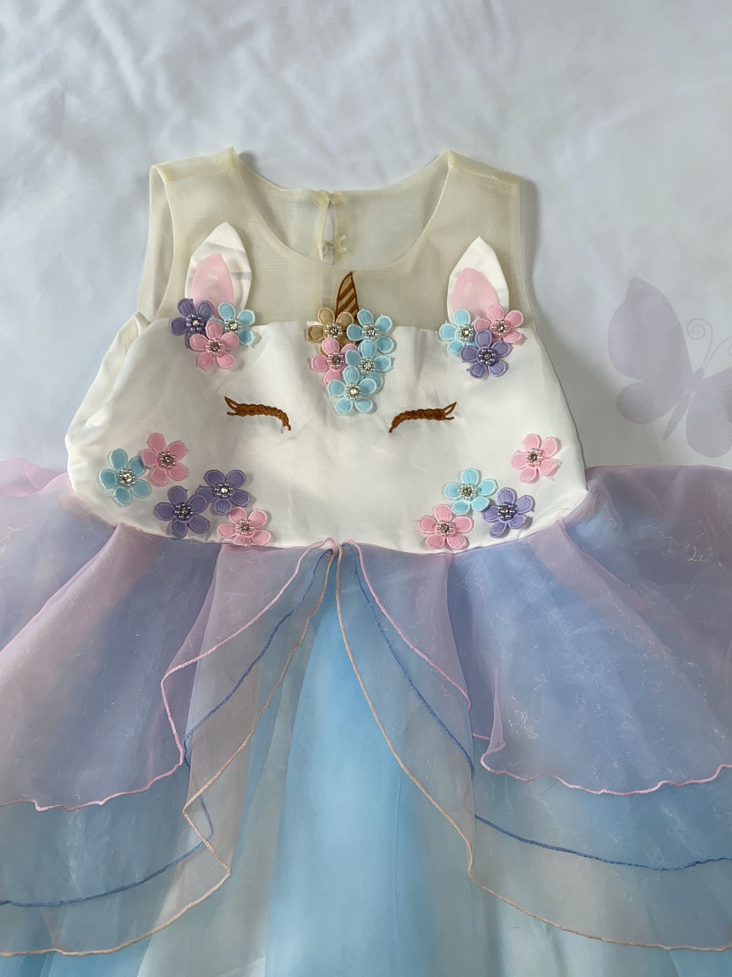 Beautiful Handmade Girl’s Unicorn Dress Ball gown