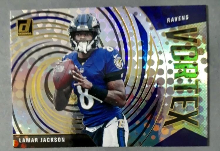 2021 Donruss Lamar Jackson Vortex Insert SP