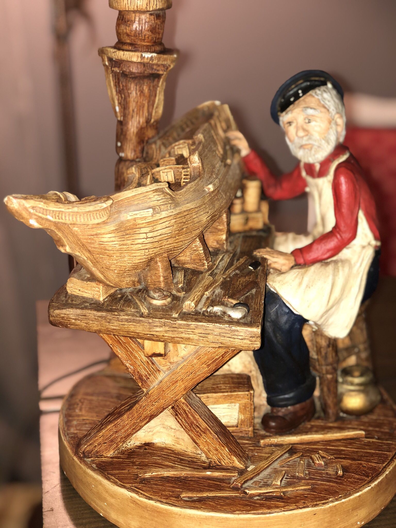 Original Vintage Boatmaker Lamp