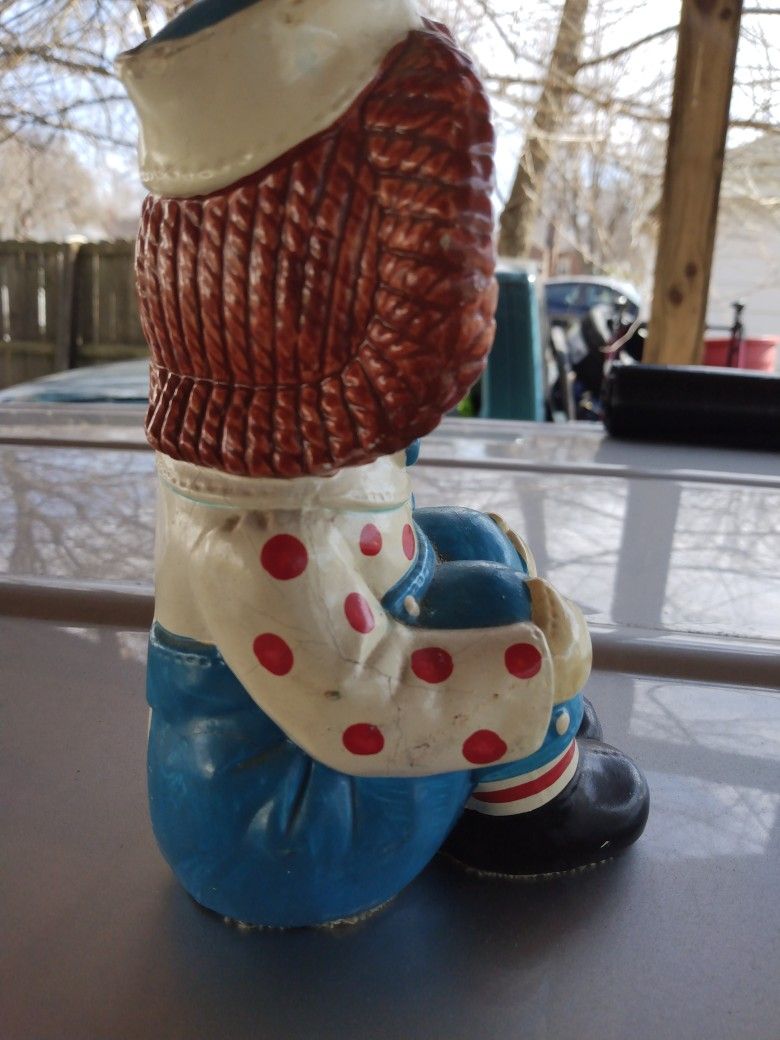 Raggedy Andy Shelf Bookend
