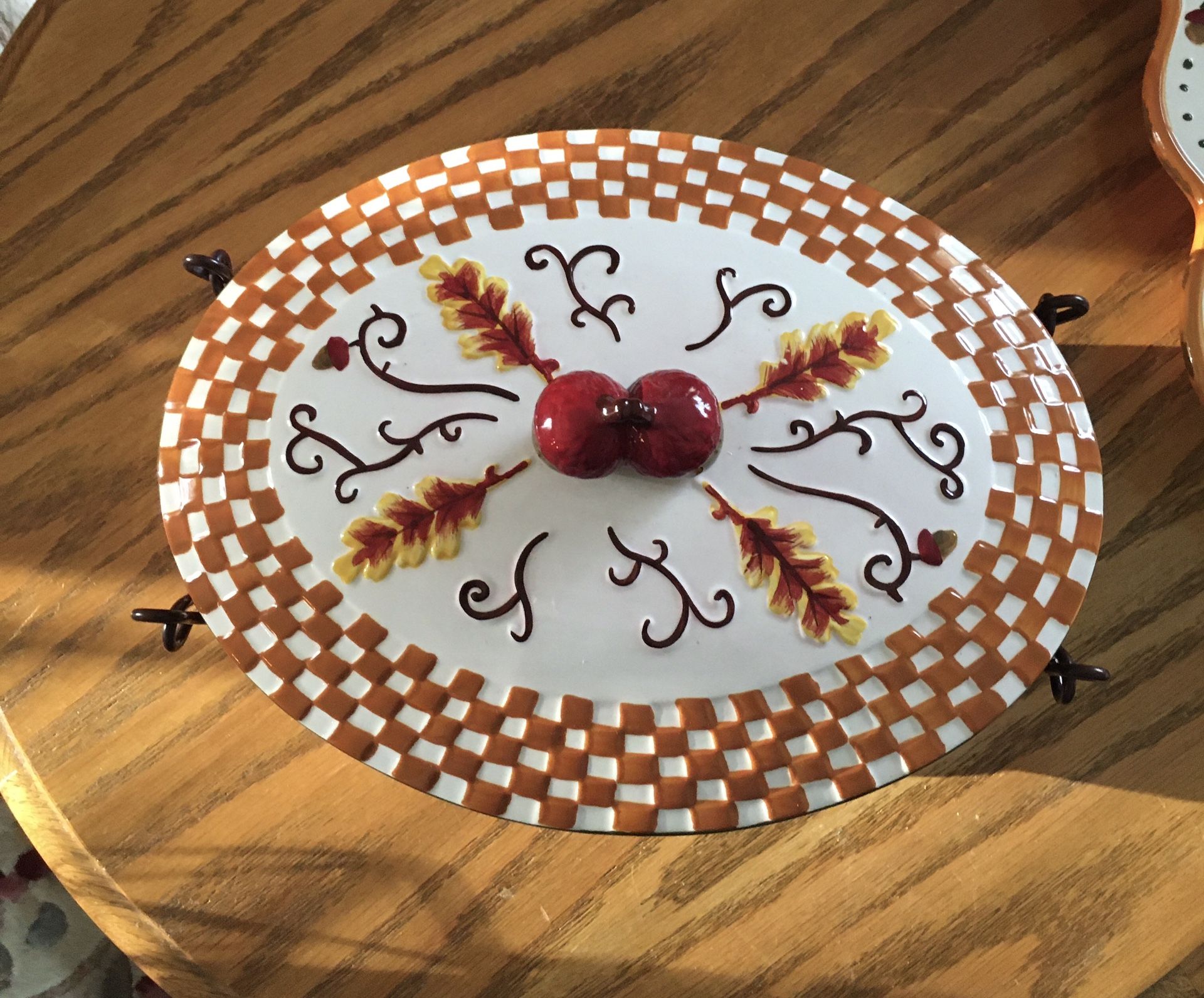 Temptations Fall Harvest Oval Baker & Muffin Pan