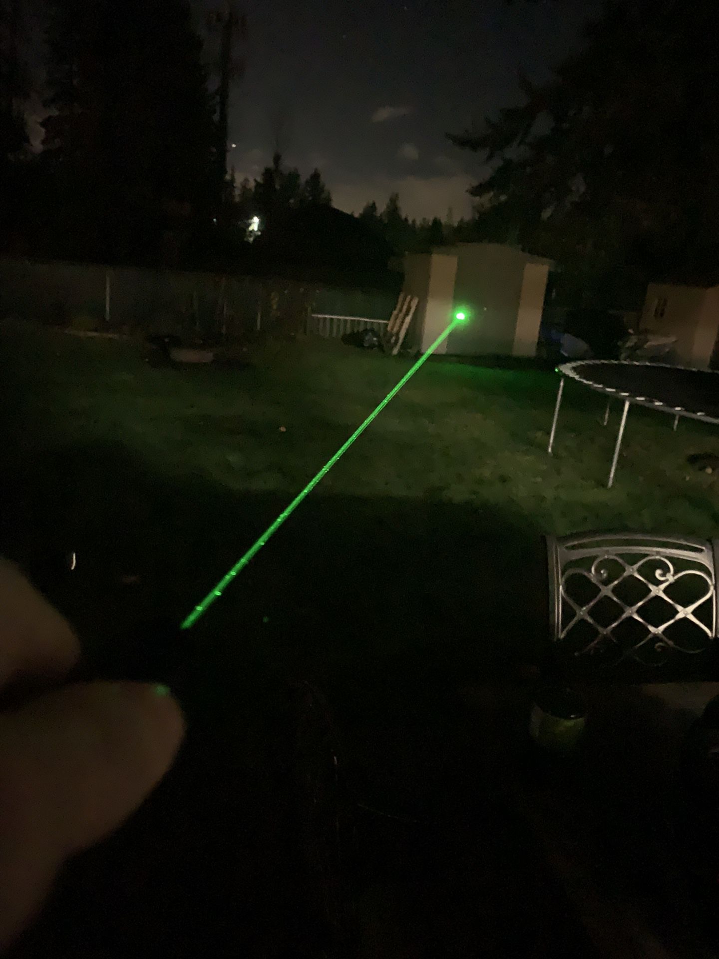 Very Powerful Burning Green Laser Pointer with battery, charger, star cap, and safety keys feature 