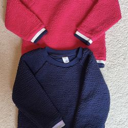 Bundle of BabyGAP Sweater Sweatshirts Pink and Navy, 4T Thumbnail