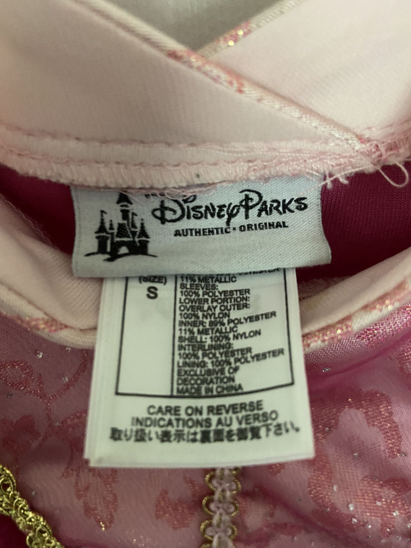 Authentic Disney Park Store Aurora Sleeping Beauty Costume Dress