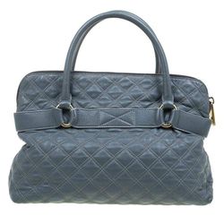 Marc Jacobs Grey Quilted Leather Bruna Belted Tote Thumbnail