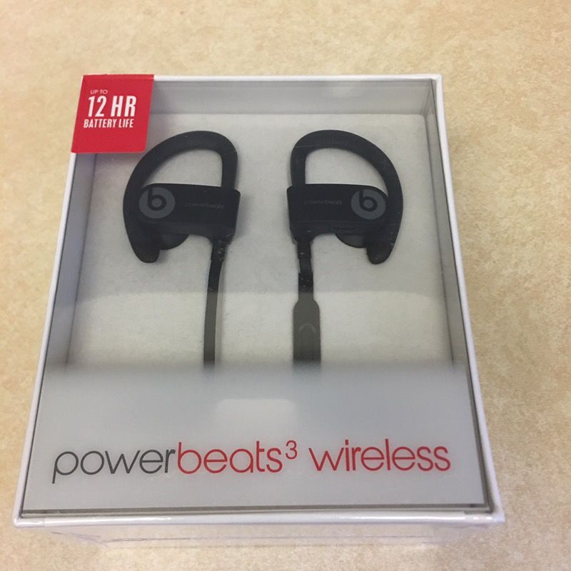BEATS BY DRE WIRELESS POWERBEATS 3 HEADPHONES BLACK GREEN