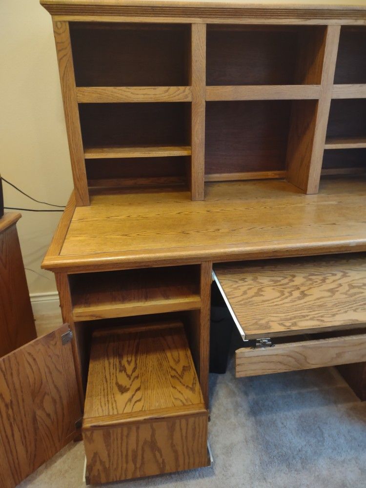 Desk Solid Oak for Home or Office