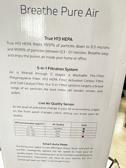 NEW Hathaspace Smart True HEPA Air Purifier 2.0 HSP002 Thumbnail