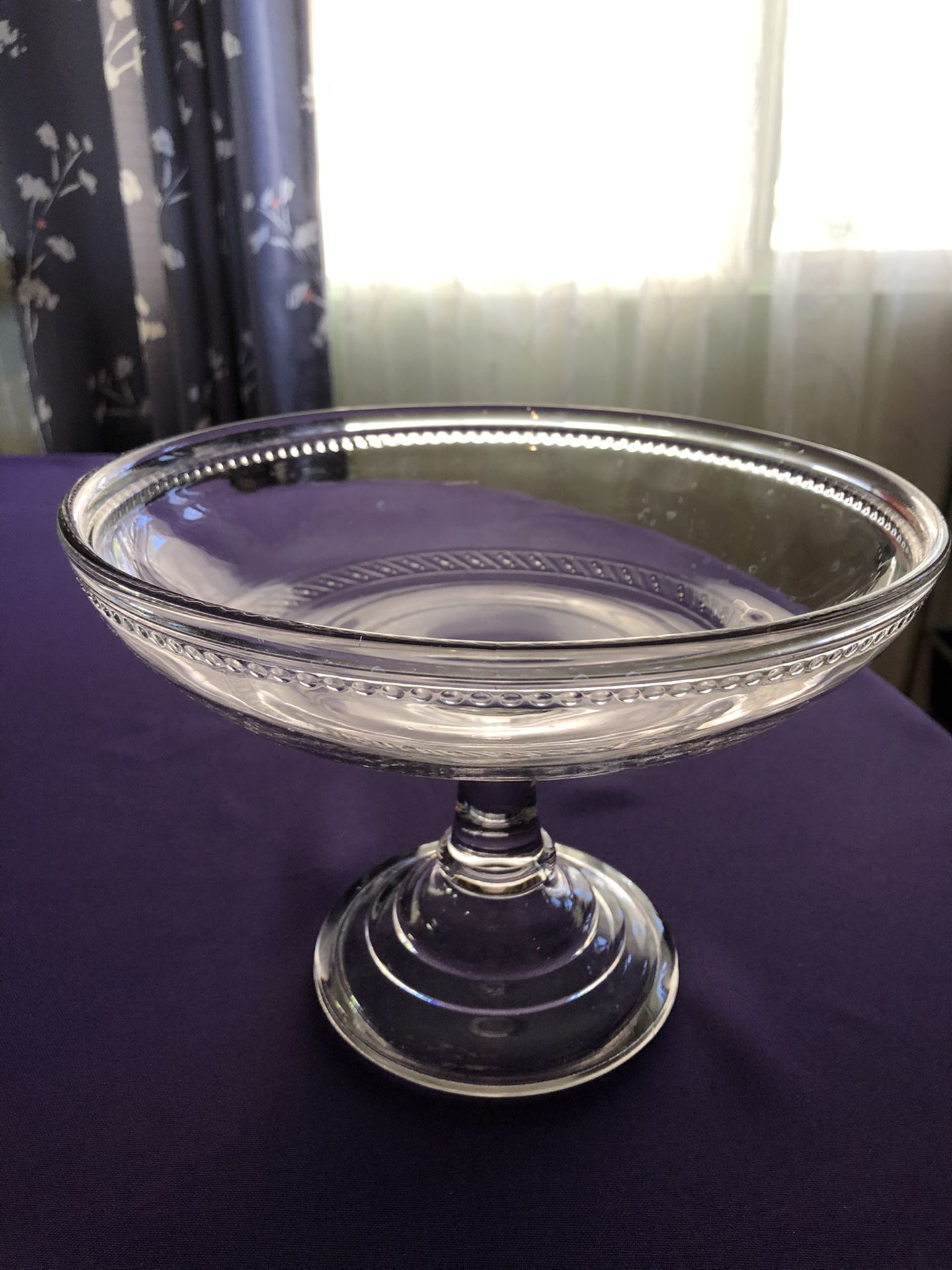 Glass Candy/Serving Dish or Centerpiece