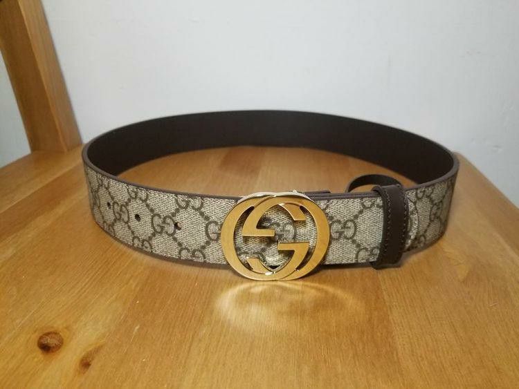 Gucci Supreme Brown Belt