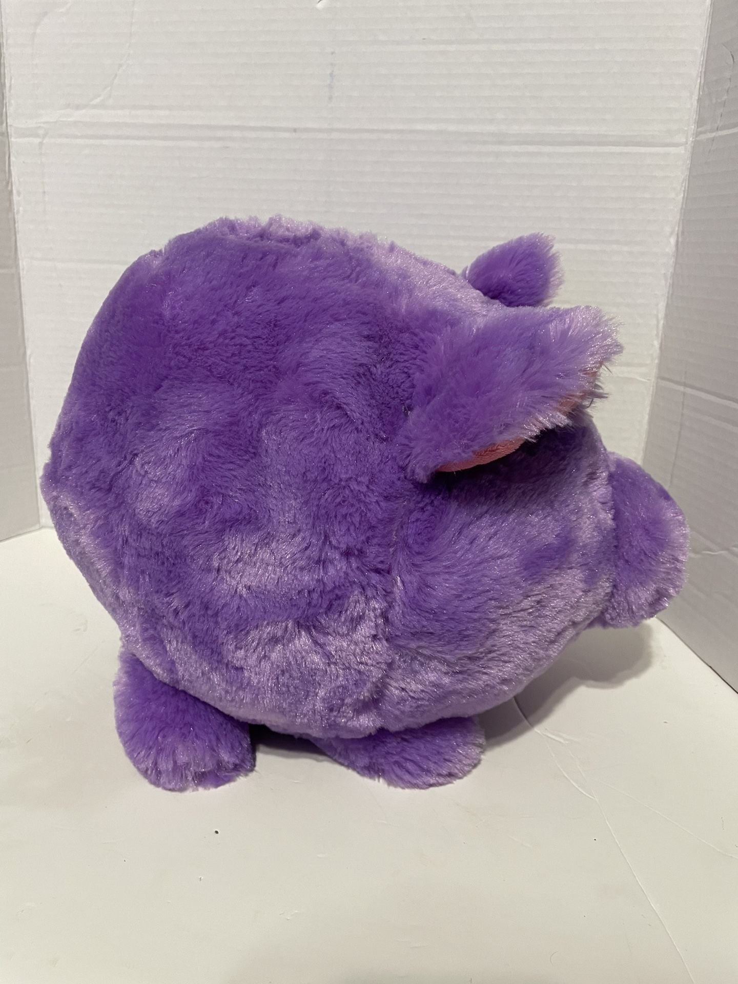 Purple Piggy Bank Stuffed Animal Plush Pig FAB NY