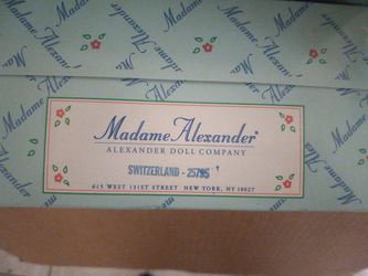 Madame Alexander Switzerland Porcelain Doll Thumbnail