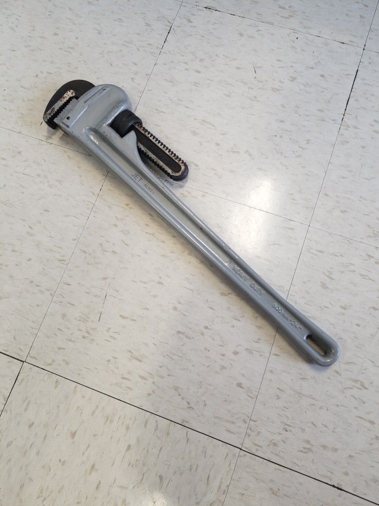 JET ALM24” adjustable pipe wrench 