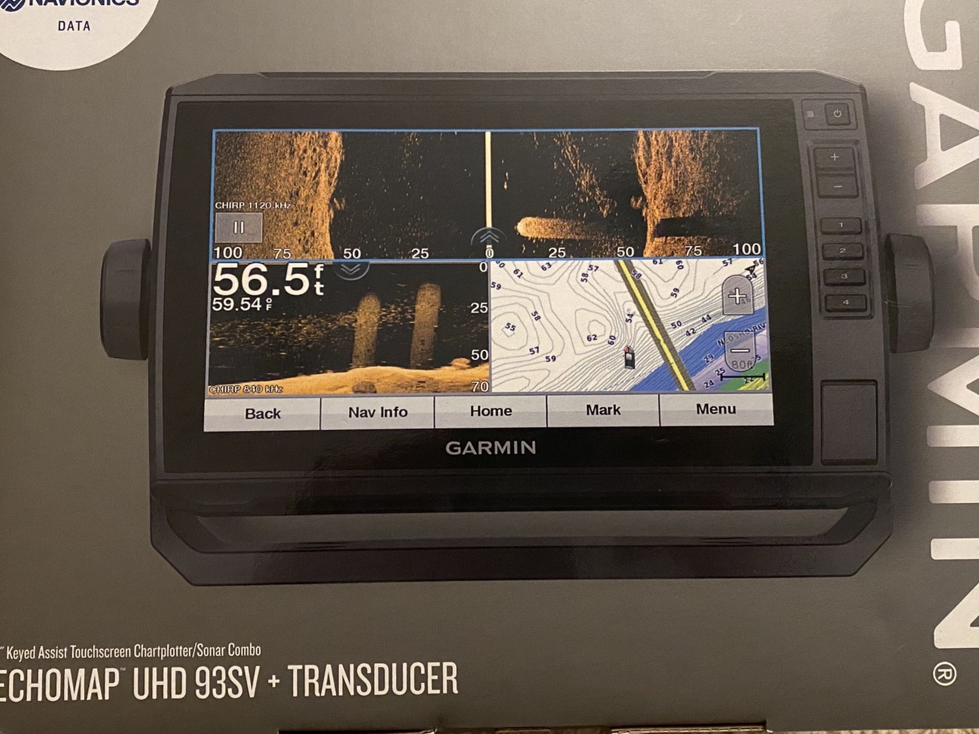 GARMIN EchoMap UHD 93SV w/ Transducer for Sale in Pendleton, SC OfferUp