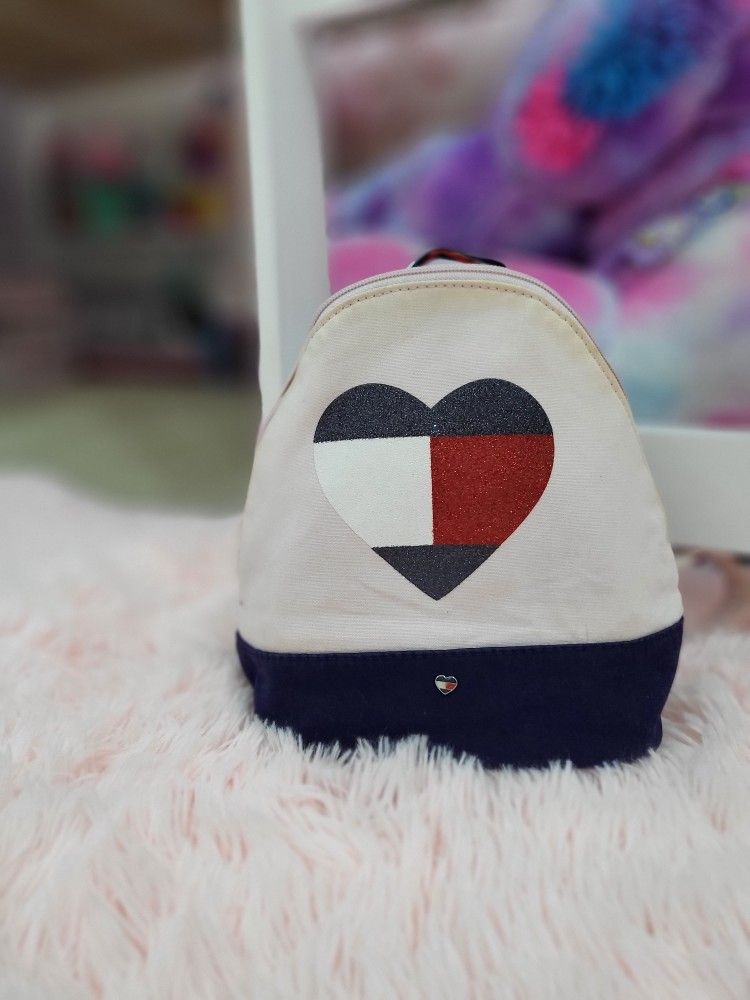 Tommy Hilfiger pink backpack