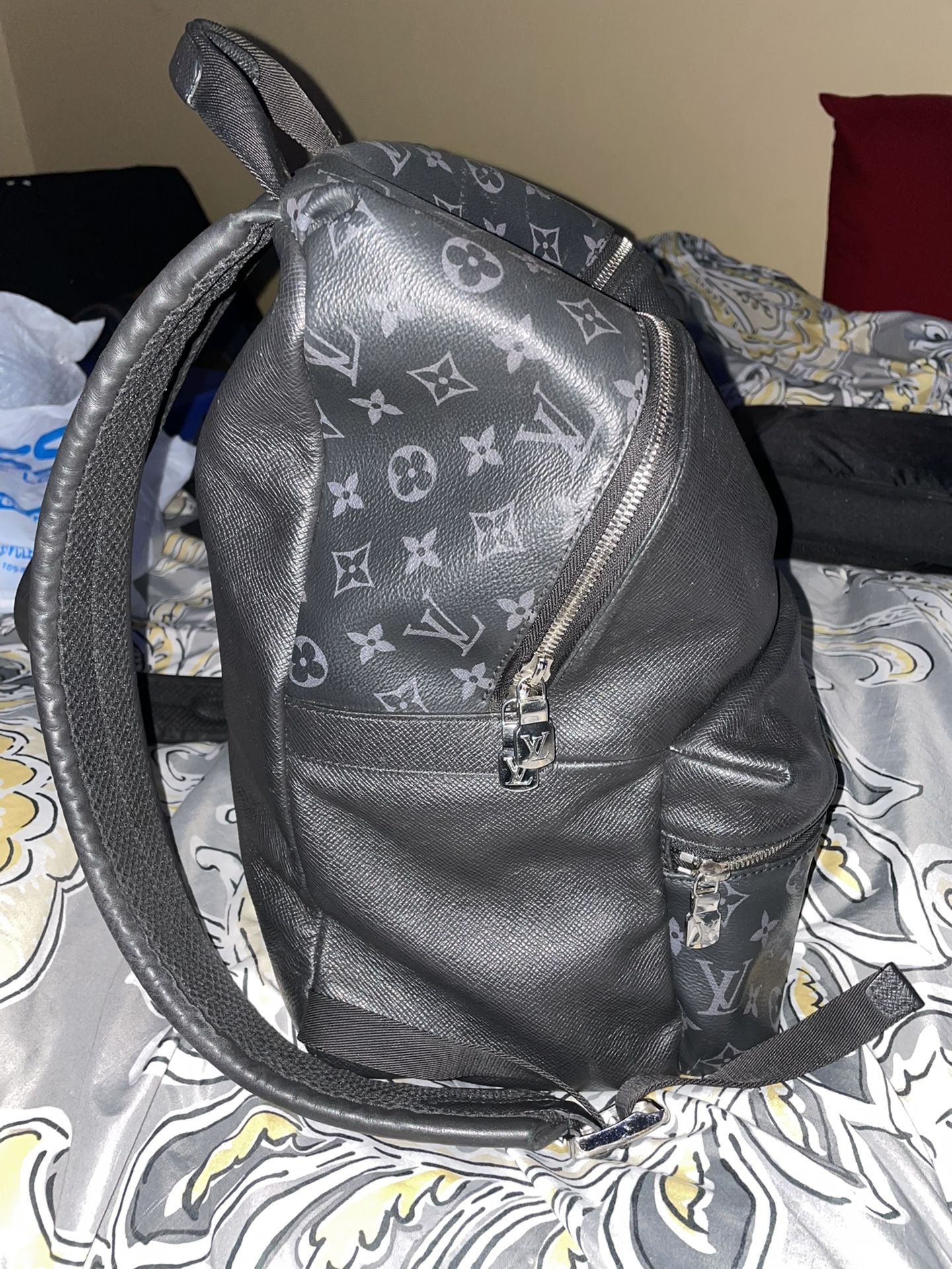 All Black Louis Vuitton Backpack