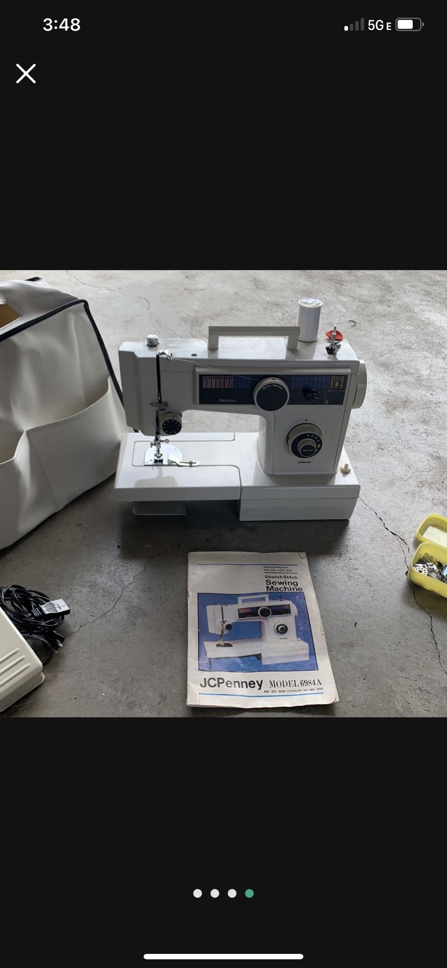 Jcpenny Stretch stitch sewing Machine