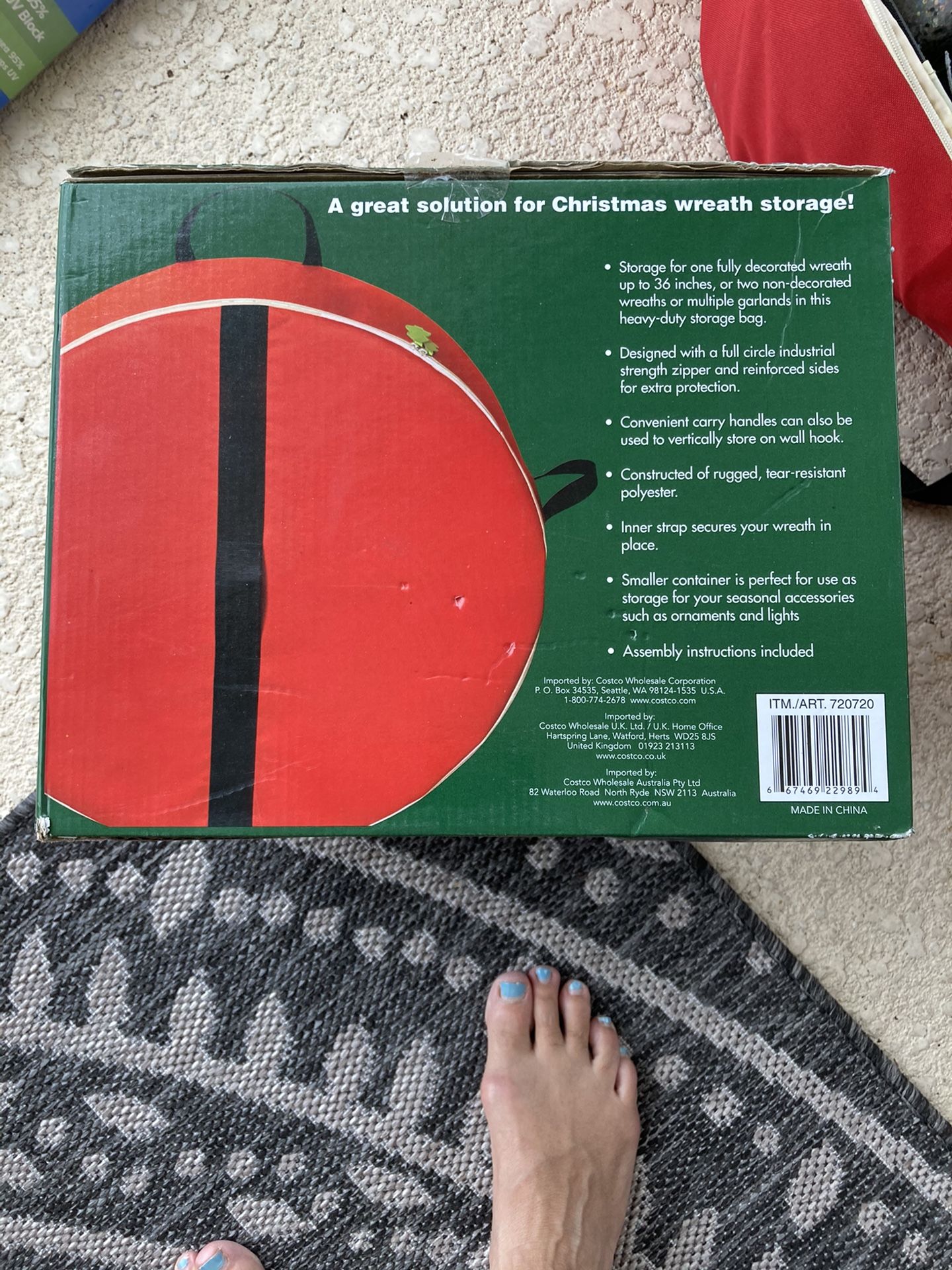 New Wreath Storage bag