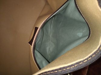 large  leather travel duffle bag Brown  bag. Firenza  Made in Italy  Thumbnail