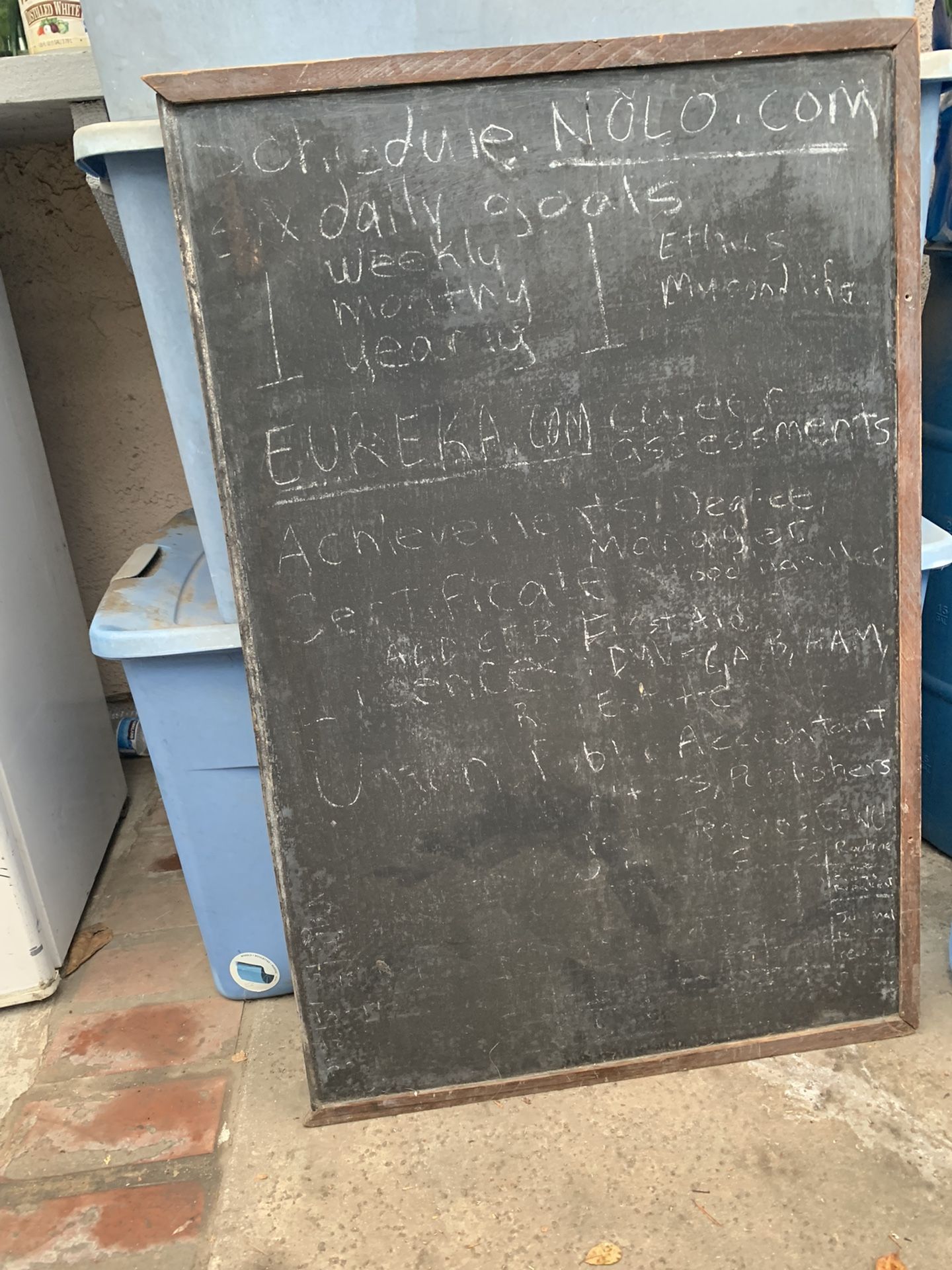 Large Chalk Board
