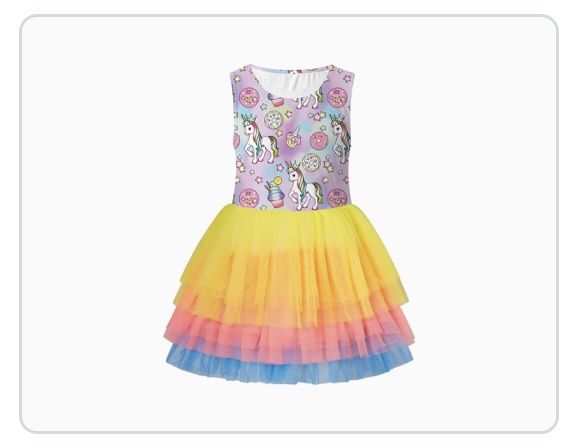 Unicorn Tutu Dress 5-6 Yrs (Brand New)