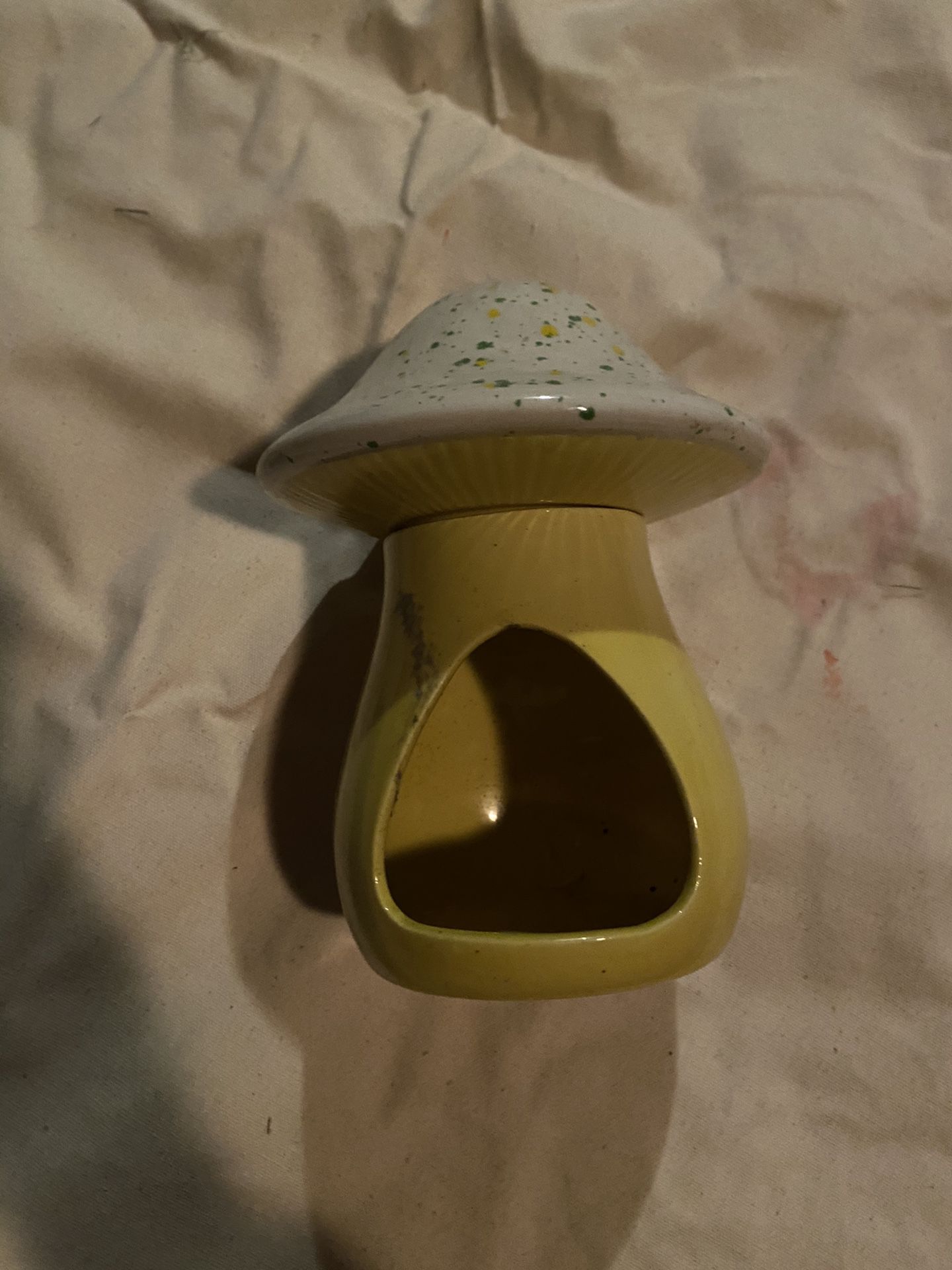 Mushroom candle holder