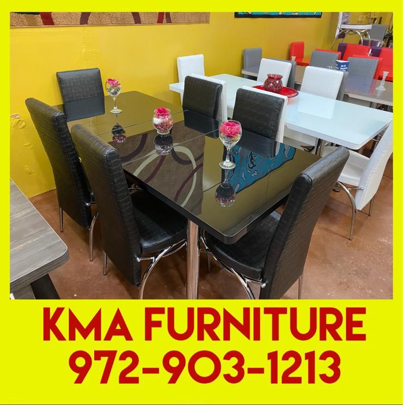 Dining table with chairs brand new 📦🌟(( delivery available))📦🚛 🚚