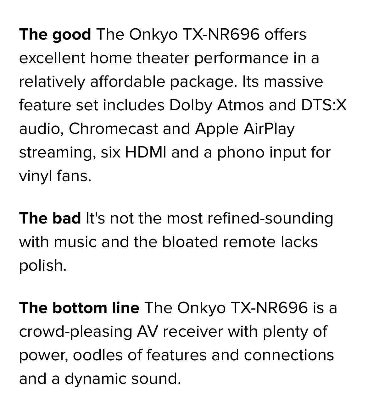 Onkyo 5.1.2 Amplifier