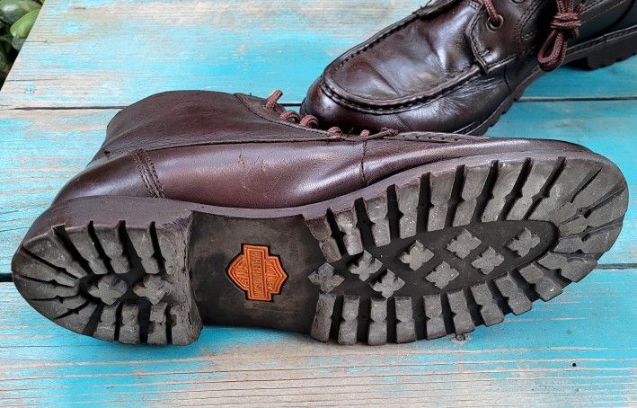 Harley Davidson Paladin Leather Ankle Boots 94255