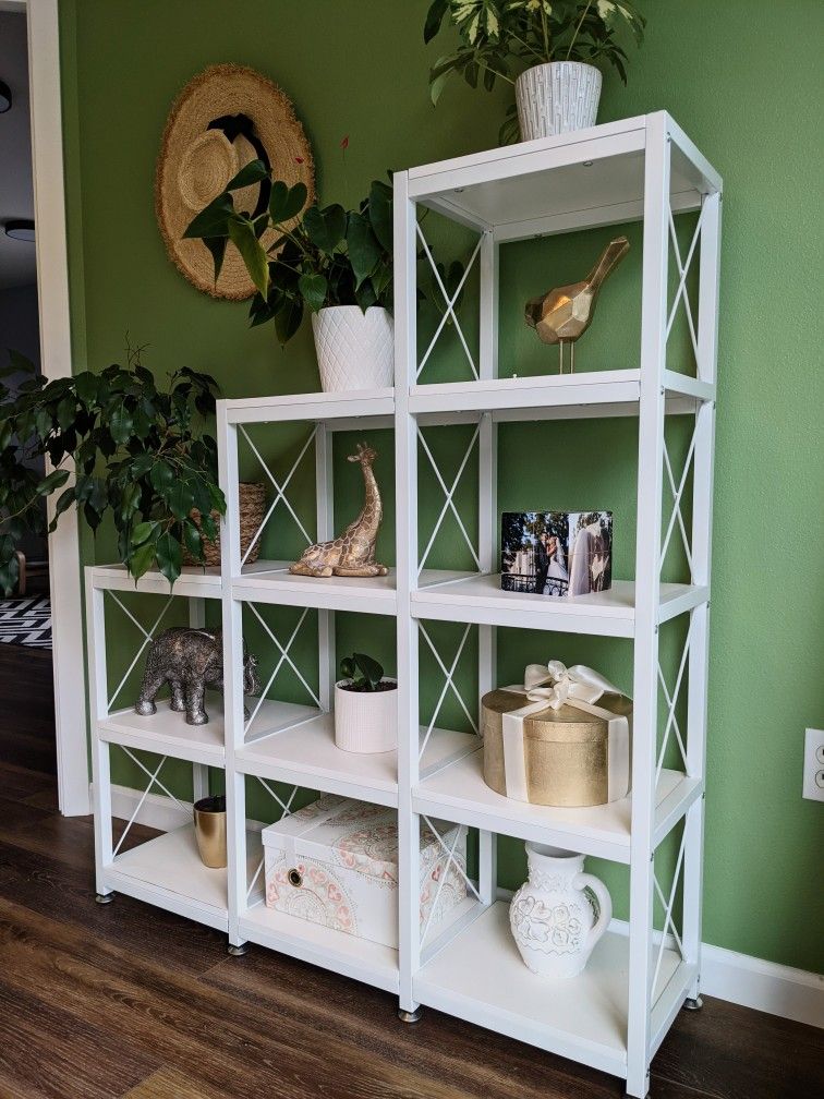 Shelf Unit | Bookshelf Ladder Corner | Bookcase Shelf Storage