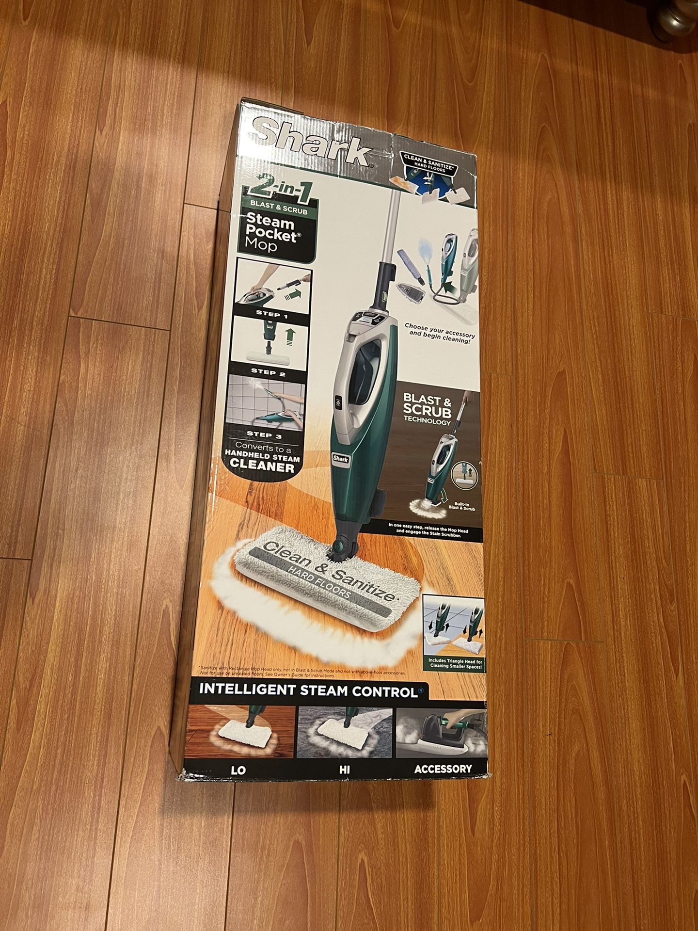 Shark Ninja 2 In 1 Steam Pocket Mop