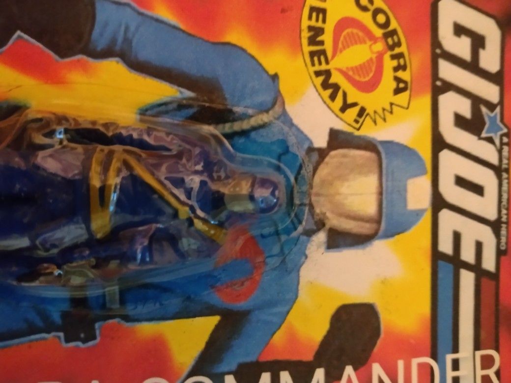 Cobra Commander Mini Figure On Card