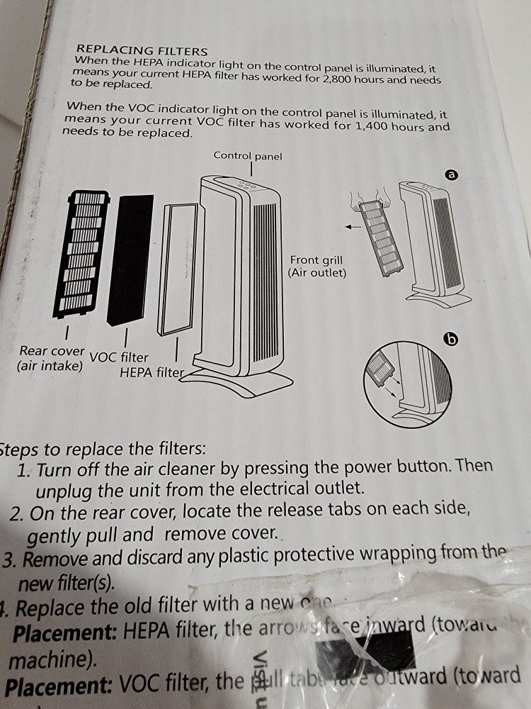 AC Filter (Set of 2)
Hepa Filter 2062-Hepa