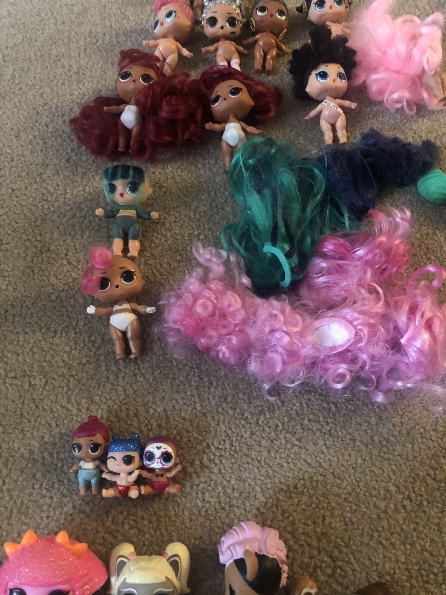LOL Dollhouse With LOT of LOL Dolls With Accessories, Shopkins And Hatchamals