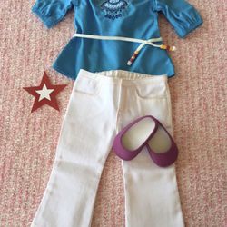 American Girl Doll Saige’s Tunic Outfit - Brand New In Box Thumbnail