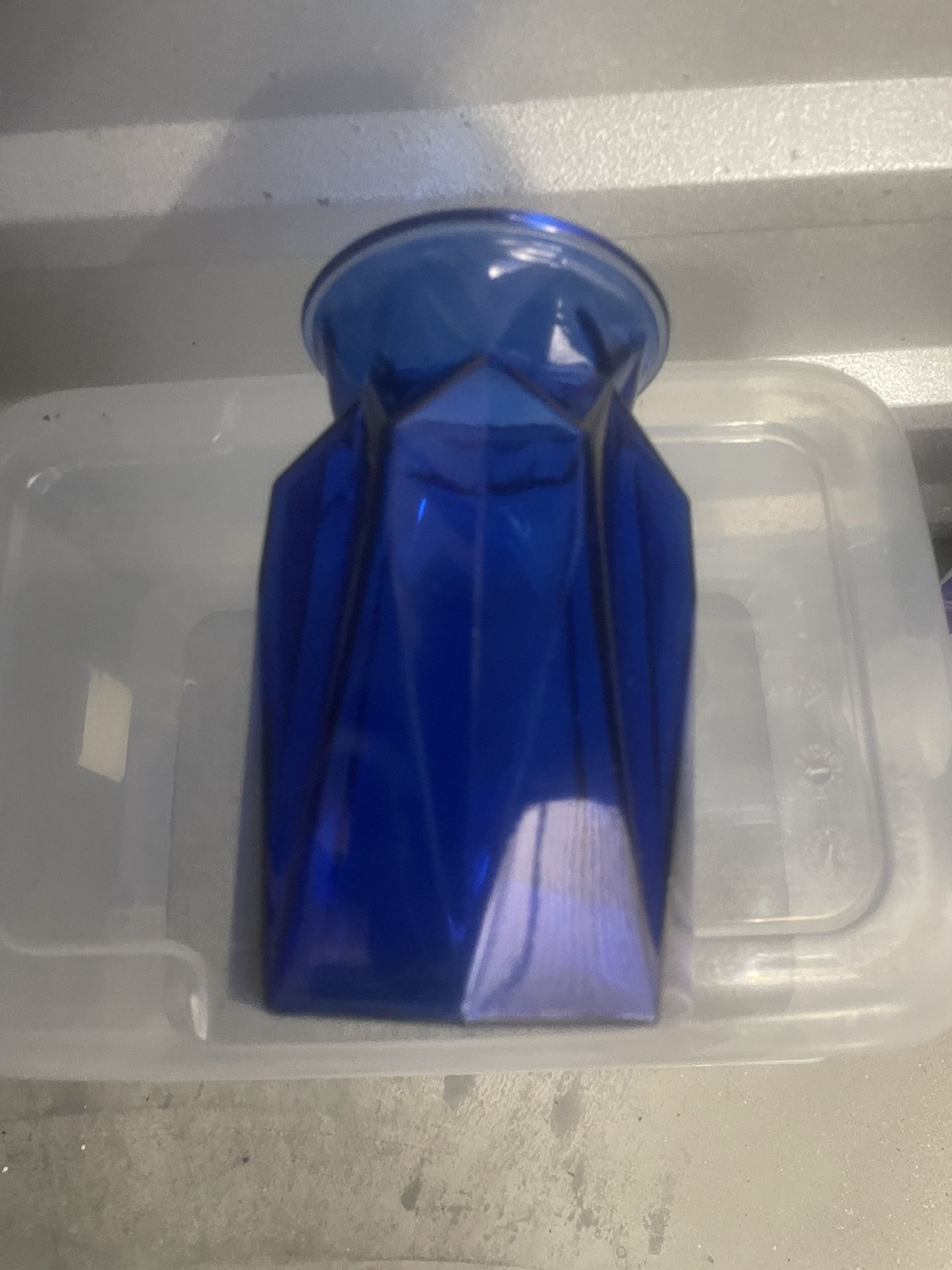Blue Flower Vase