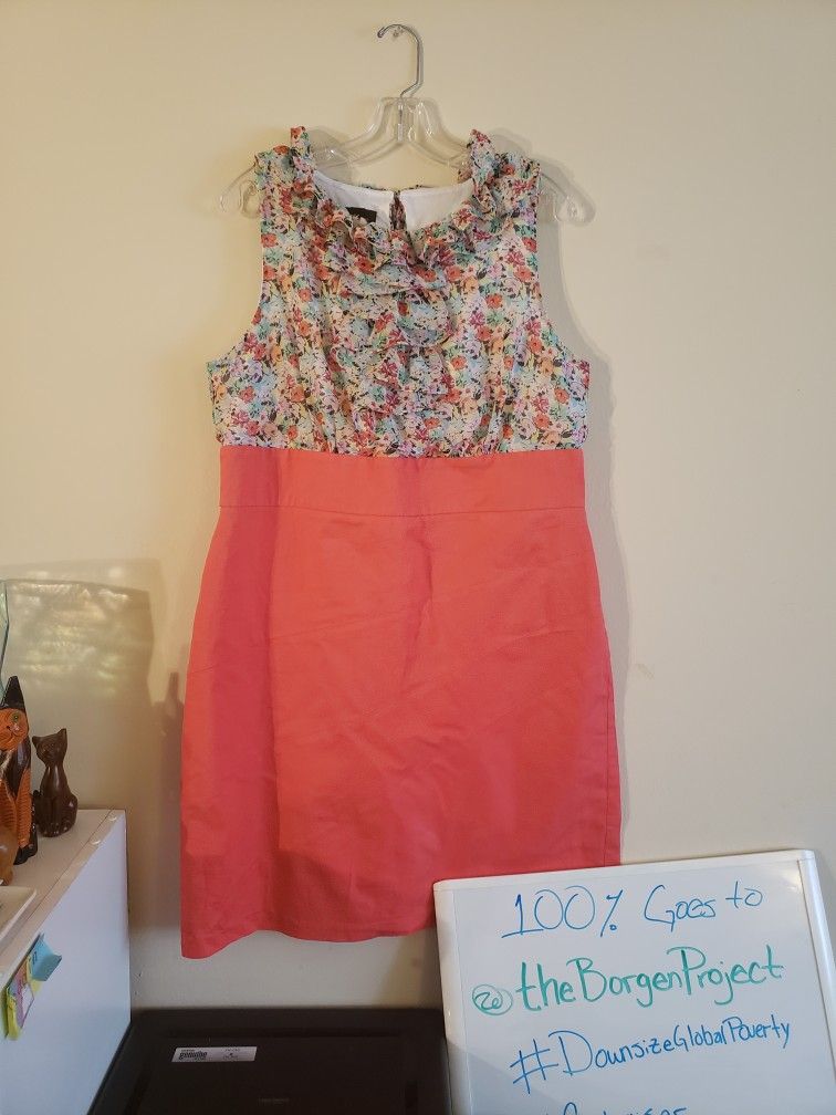 Floral/Coral Dress (Fundraiser)
