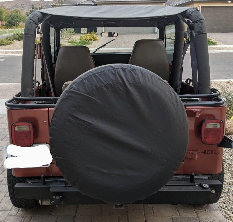 Black 30-33 inch Spare Tire Cover