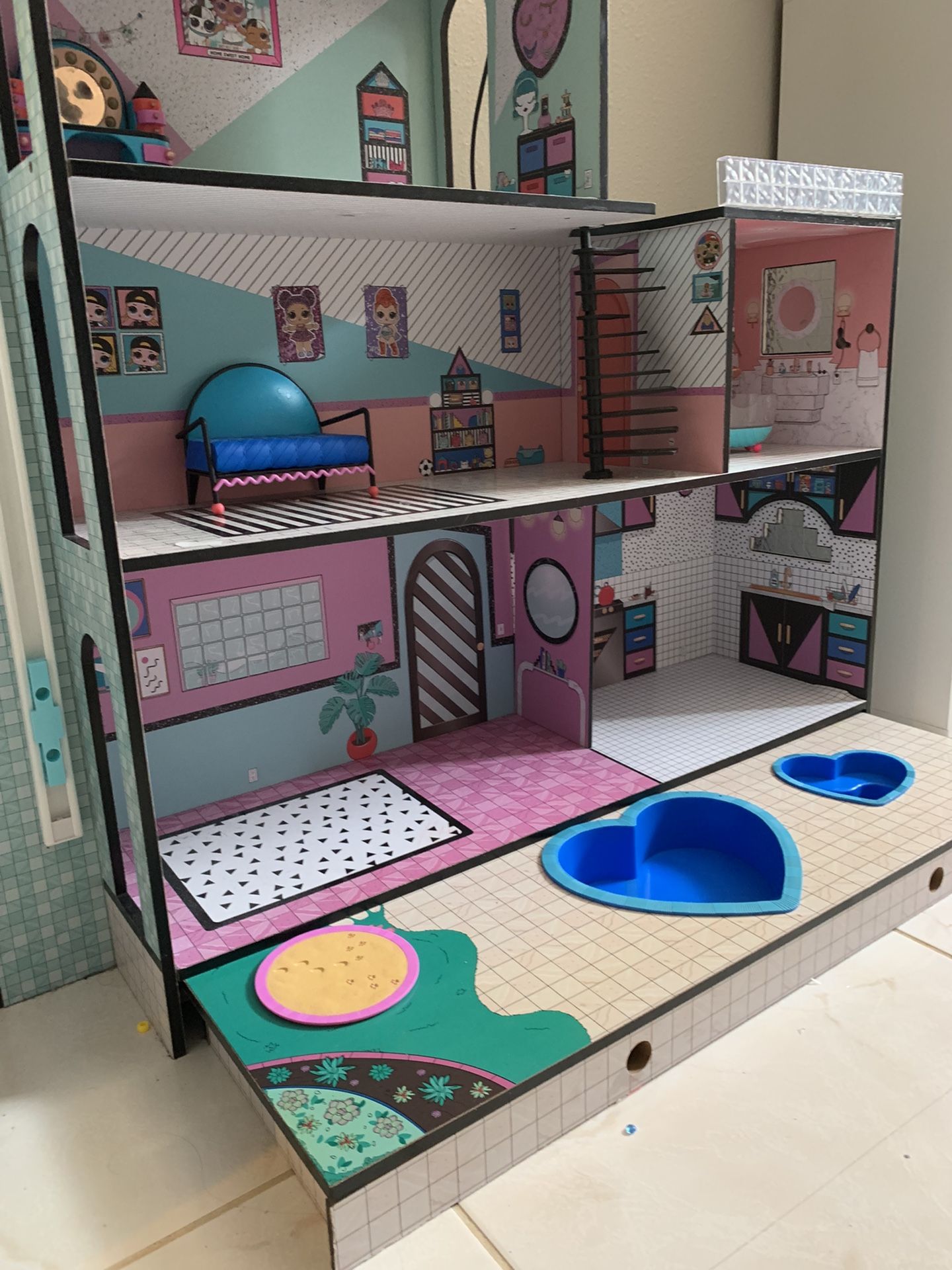 LOL Doll House, Dolls and Misc. Accessories