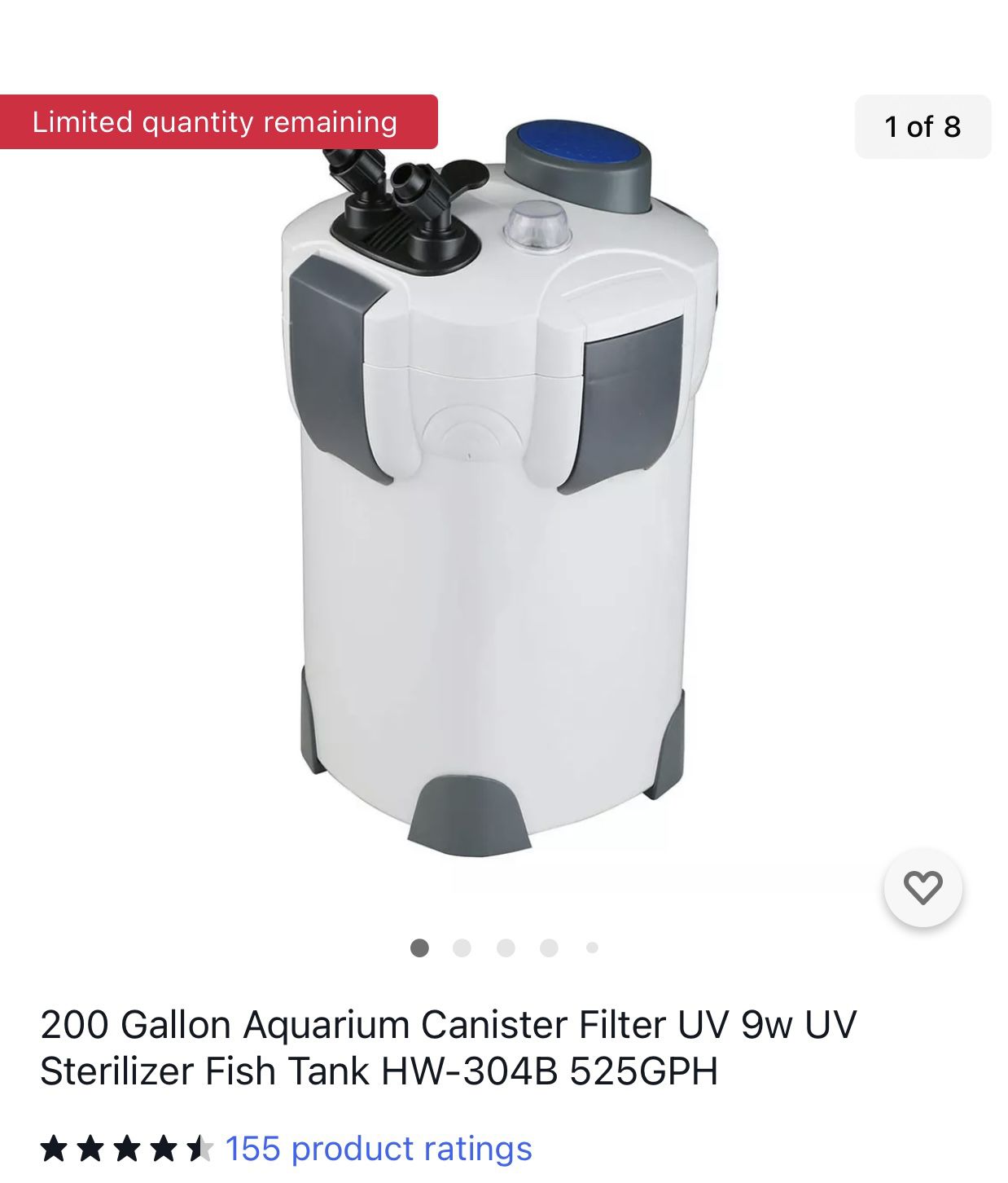 Aquarium UV Filter HB-304b 
